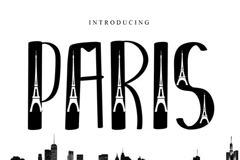 paris style fonts